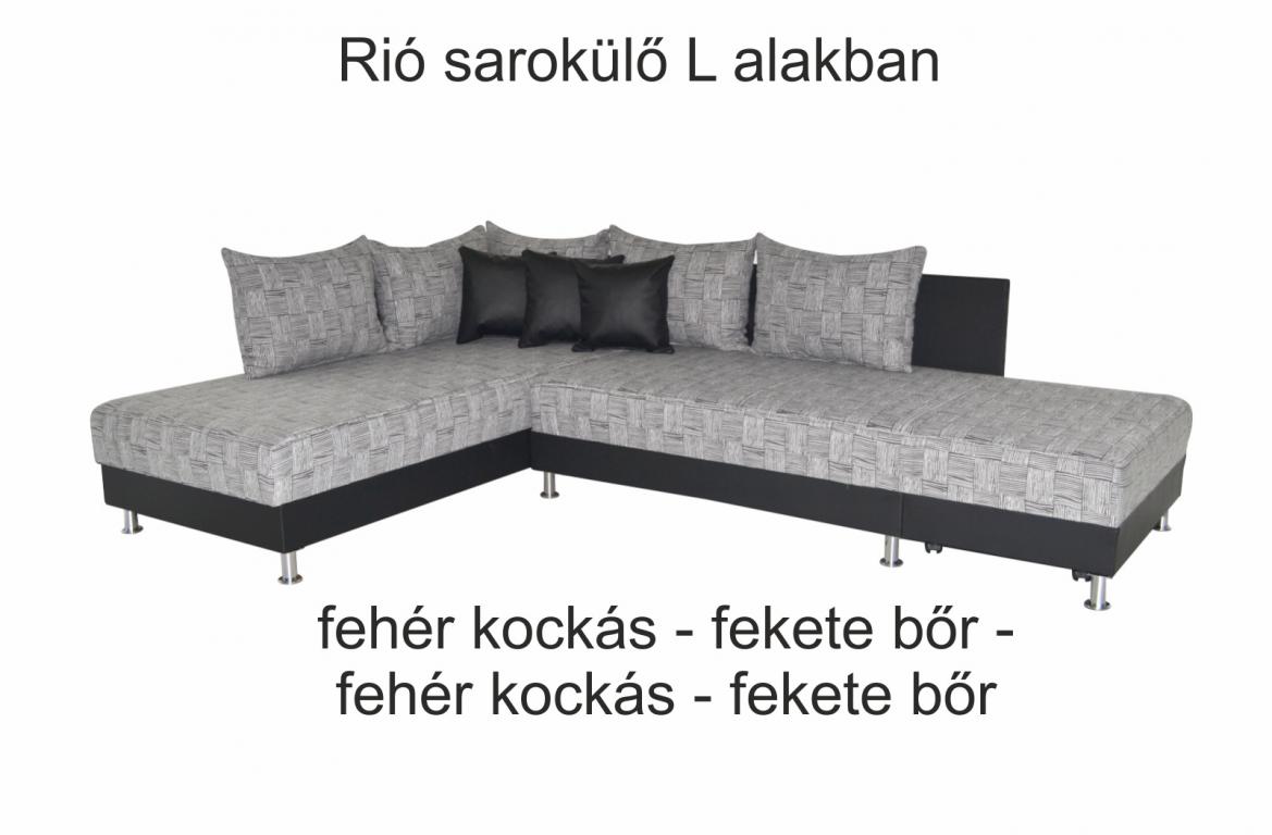 Rió sarokülő L és U alakban